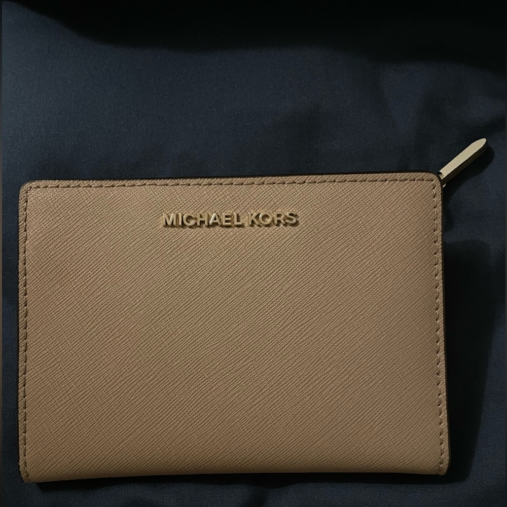 MK Medium Saffiano Leather Wallet